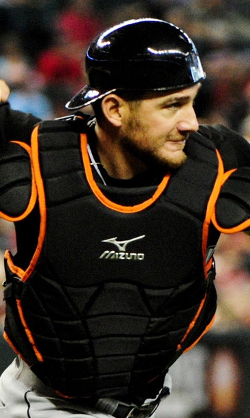 Jeff Mathis embraces role as Miami Marlins backup catcher, team leader
